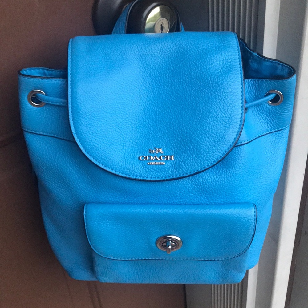 COACH LEATHER BACKPACK
